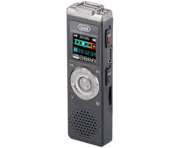 Trevi SA2 mini diktafon, MP3 / WMA format, USB Type-C, crni