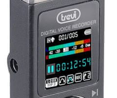 Trevi SA2 mini diktafon, MP3 / WMA format, USB Type-C, crni