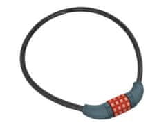 Extol Premium Brava za bicikl - kabel, kodno zaključavanje, 10x650 mm, mogućnost promjene numeričkog koda, 10.000 opcija