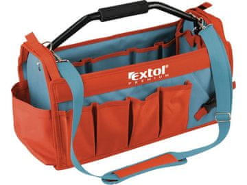 Extol Premium Torba za alat s metalnom ručkom, 49x23x28cm, 31 džep, najlon