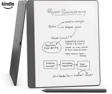Kindle Scribe e-čitač, 25,9 cm, 16 GB, WIFI, Bluetooth, USB-C, Premium Pen Plus stylus, crni