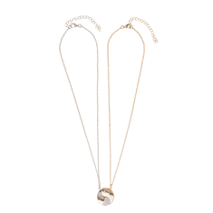 BestDeals Magnetna ogrlica, prijateljska, ljubavna ogrlica Jin in Jang, yin yang