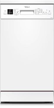 TESLA WD490MW samostojeći stroj za pranje posuđa, 45 cm, E klasa, bijel