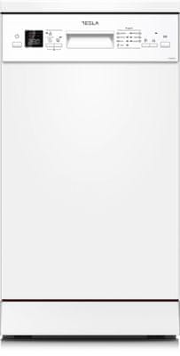 TESLA samostojeći stroj za pranje posuđa WD490MW, 45 cm, E klasa, bijel