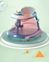 Tavalax 4 u 1 glazbena dječja hodalica – podesive visine, sklopiva, s funkcijama ljuljačke i stola za hranjenje