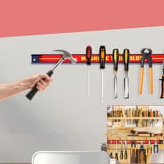 Vixson Magnetno držalo za alat 60 cm, zidni organizator s jakim magnetom za ključeve i odvijače | MAGTOOL