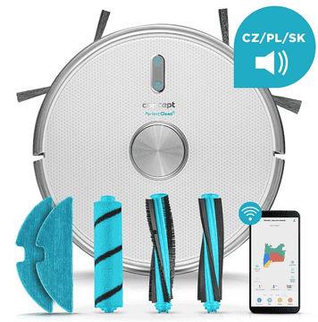 Concept Robotski usisavač s mopom VR3125 2 u 1 PERFECT CLEAN Laser