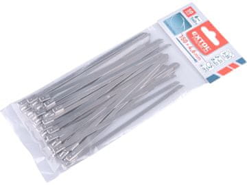 Extol Premium Kabelske vezice 8856273 NEHRĐAJUĆI ČELIK, 150x4,6 mm, 50 kom