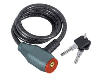 Extol Premium Kabel za bravu za bicikl (8857814), 8x1000mm, 2 ključa, plastični držač