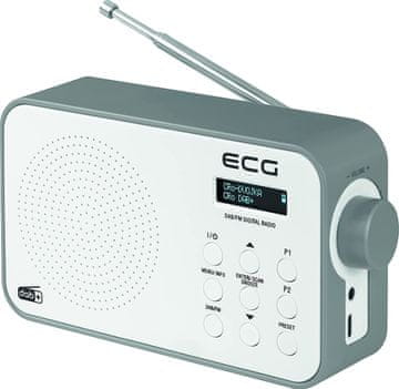 ECG Radio prijemnik RD 110 DAB bijela boja