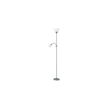 Rabalux Podna lampa 4028 ACTION 1xE27/100W+E14/25W siva/bijela