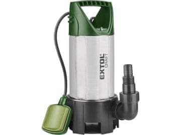 Extol Premium Potopna pumpa od nehrđajućeg čelika za prljavu vodu, 1100 W, 15000 l/h