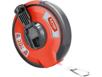 Extol Premium Mjerna traka čelična, 20 m, širina trake 13 mm