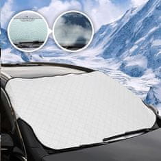 Cool Mango zaštitna navlaka za vjetrobransko staklo protiv snijega i leda, srebrna 150 x 97,5 cm - Snowshield