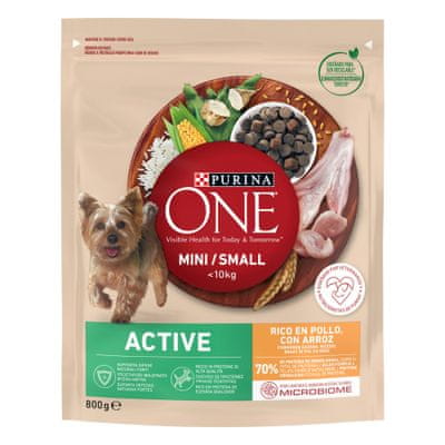 PURINA ONE® Mini/Small <10 kg Active suha hrana za pse