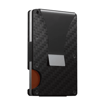 BestDeals Karbonski novčanik za kartice od aluminija sa štipaljkom za novac i RFID zaštitom, karbonski