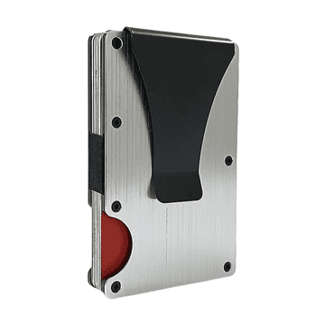 BestDeals Karbonski novčanik za kartice od aluminija sa štipaljkom za novac i RFID zaštitom