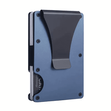 BestDeals Karbonski novčanik za kartice od aluminija sa štipaljkom za novac i RFID zaštitom