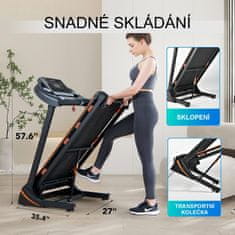 Kubisport Traka za trčanje s električnim nagibom i Bluetoothom GB4250K