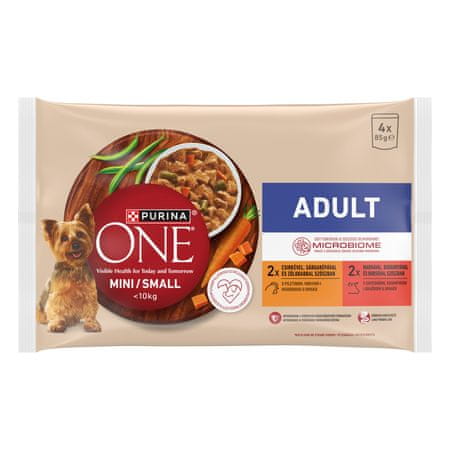 MINI/SMALL Adult mokra hrana za odrasle pse do 10kg, 48x85g