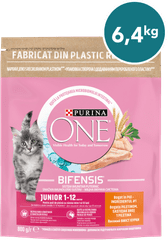 Junior suha hrana za mačiće, s piletinom, 8x800g