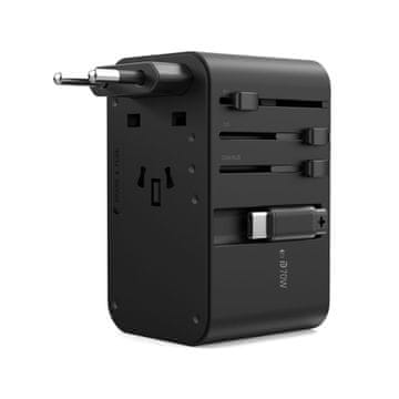 Choetech putni adapter + USB TipC PD 70W punjač + kabel EU USA UK AU PD5022