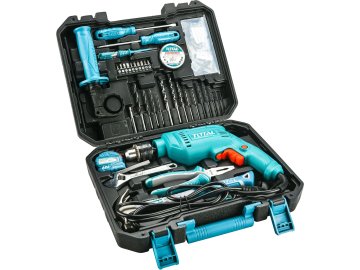 Total Udarna bušilica THKTHP1152 Udarna bušilica s alatima, 680 W, 115 komada