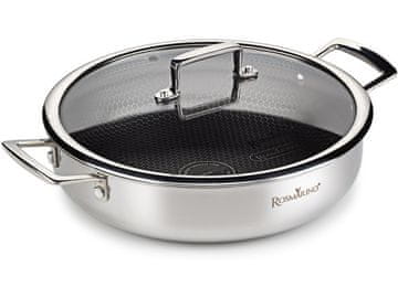 Rosmarino HexaPro niski lonac s poklopcem, 28 cm