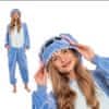 Nikcorp Jednodijelna pidžama kigurumi onesie kostim Stitch plavi za odrasle XL (175-185 cm)
