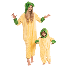 Nikcorp Jednodijelna pidžama kigurumi onesie kostim Star Wars Yoda, unisex, za visinu 155-165 cm, veličina M