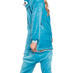 Nikcorp Jednodijelna pidžama Kigurumi Cookie Monster, kostim za odrasle, plava, vel. L (165-175 cm)