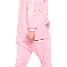 Nikcorp Jednodijelna pidžama kigurumi onesie kostim Jigglypuff Pokémon roza, vel. S za visinu 145-155 cm