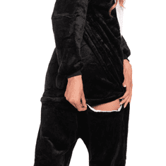 Nikcorp Jednodijelna pidžama kigurumi za odrasle kostim pingvin crni L (165-175 cm)