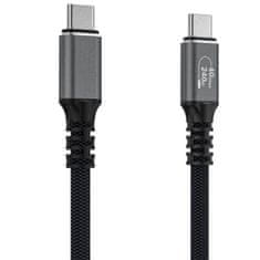 MG WPS-UY41S kabel USB-C / Thunderbolt 4 4K 240W 1m, crno