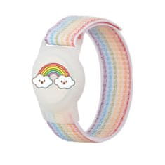 MG Kids Rainbow remen za Apple AirTag, obojen
