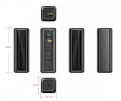 Xiaomi Punjiva baterija, 25000 mAh, 212 W, crna
