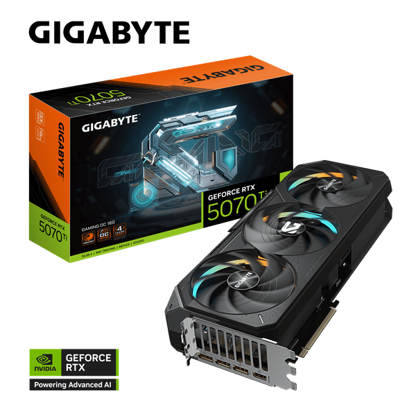 Grafična kartica GIGABYTE GeForce RTX 5070 Ti GAMING OC