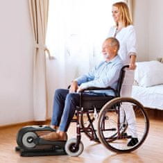 Mini električni eliptični trenažer, mini steper, 12 programa