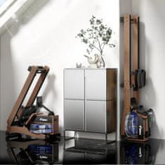 sklopivi veslački trenažer od kaučukovog drveta