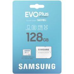 Samsung MicroSDXC memorijska kartica 128GB EVO PLUS UHS-I U3 + SD adapter