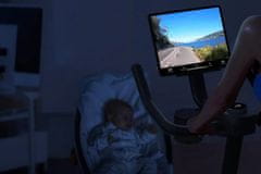 magnetski sobni bicikl s držačem za utege