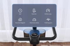 magnetski sobni bicikl s držačem za utege