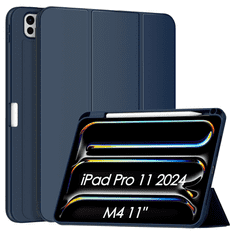 Nikcorp Zaštitna preklopna futrola za iPad Pro 11" s držačem za olovku i funkcijom buđenja, tamnoplava