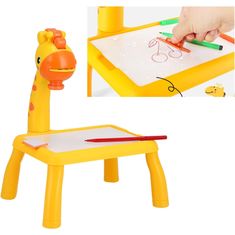 JOJOY® Interaktivni projektor za crtanje za djecu – LED projiciranje, 24 uzorka, komplet flomastera | GIGIDRAW