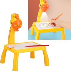 JOJOY® Interaktivni projektor za crtanje za djecu – LED projiciranje, 24 uzorka, komplet flomastera | GIGIDRAW