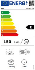 Beko Sušilica rublja BM3T40230W, 10 kg