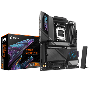 Gigabyte Matična ploča X870E AORUS PRO, DDR5, WiFi 7, AM5, ATX