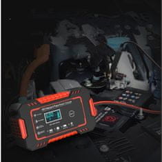 JOIRIDE® Inteligentni punjač akumulatora 12V 6A za vozila, motore i baterije | EMERGIX