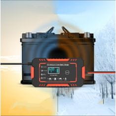 JOIRIDE® Inteligentni punjač akumulatora 12V 6A za vozila, motore i baterije | EMERGIX