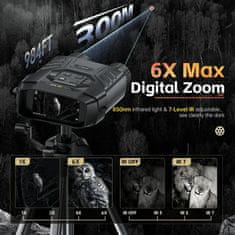 FNIRSI noćni dalekozor s snimanjem 4K NVS-40
